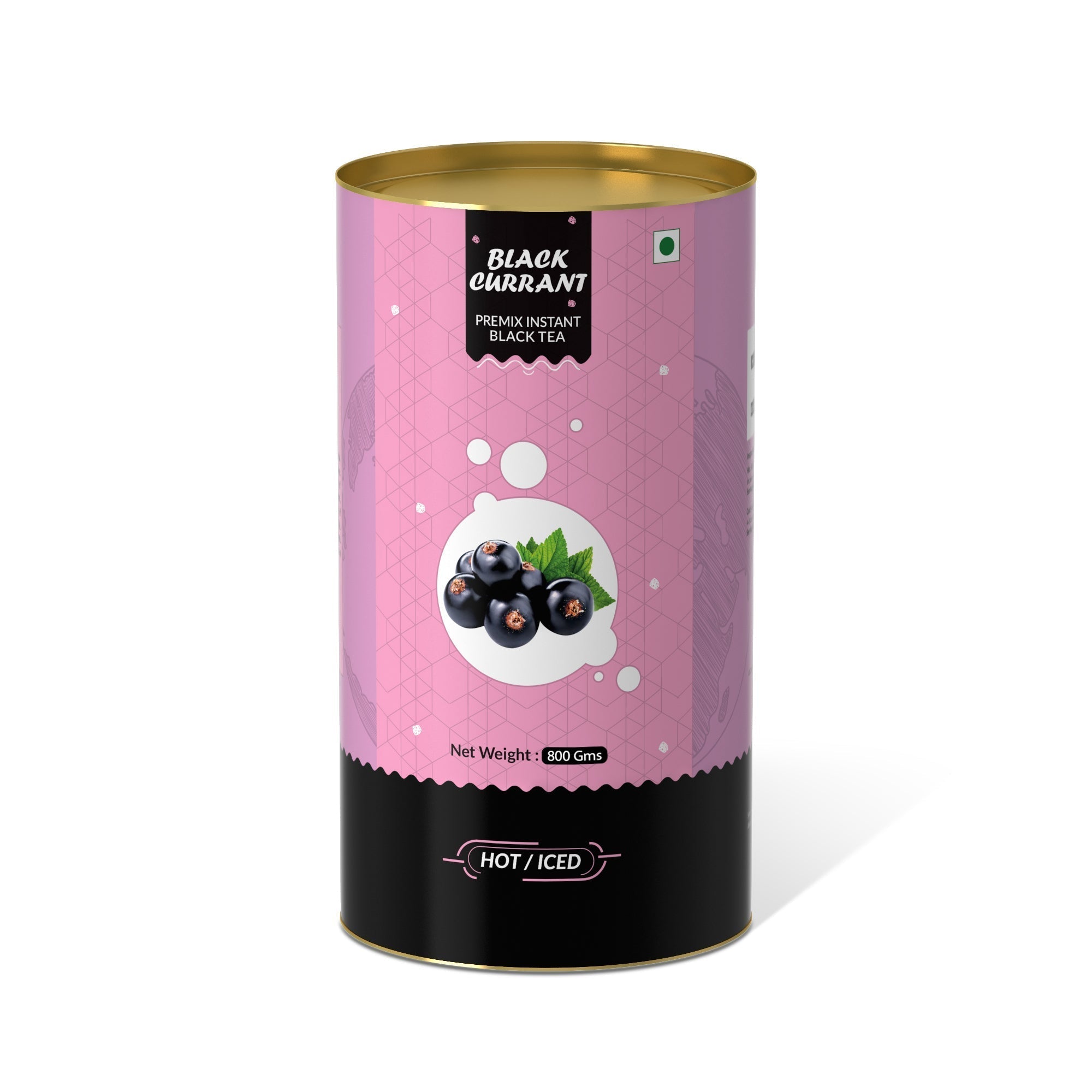 Black Currant Flavored Instant Black Tea