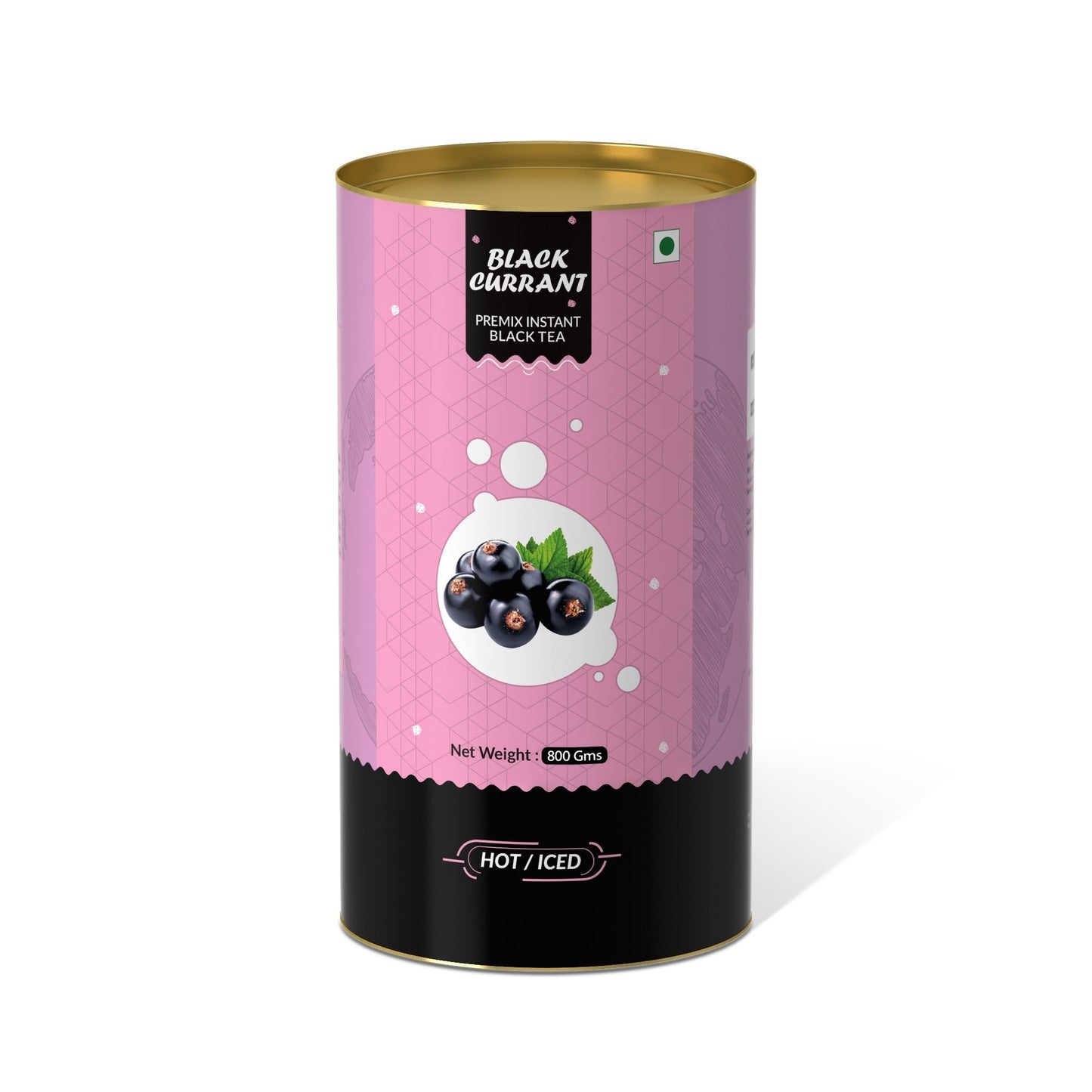 Black Currant Flavored Instant Black Tea