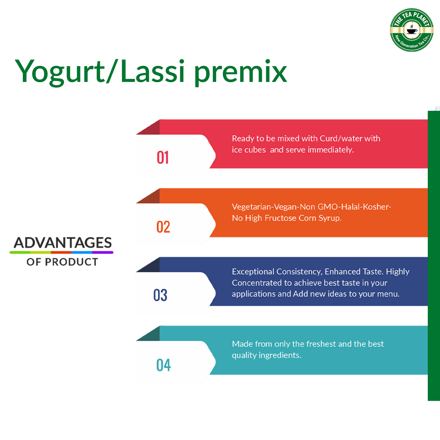 Tropical Mixed Fruit Flavored Lassi Mix