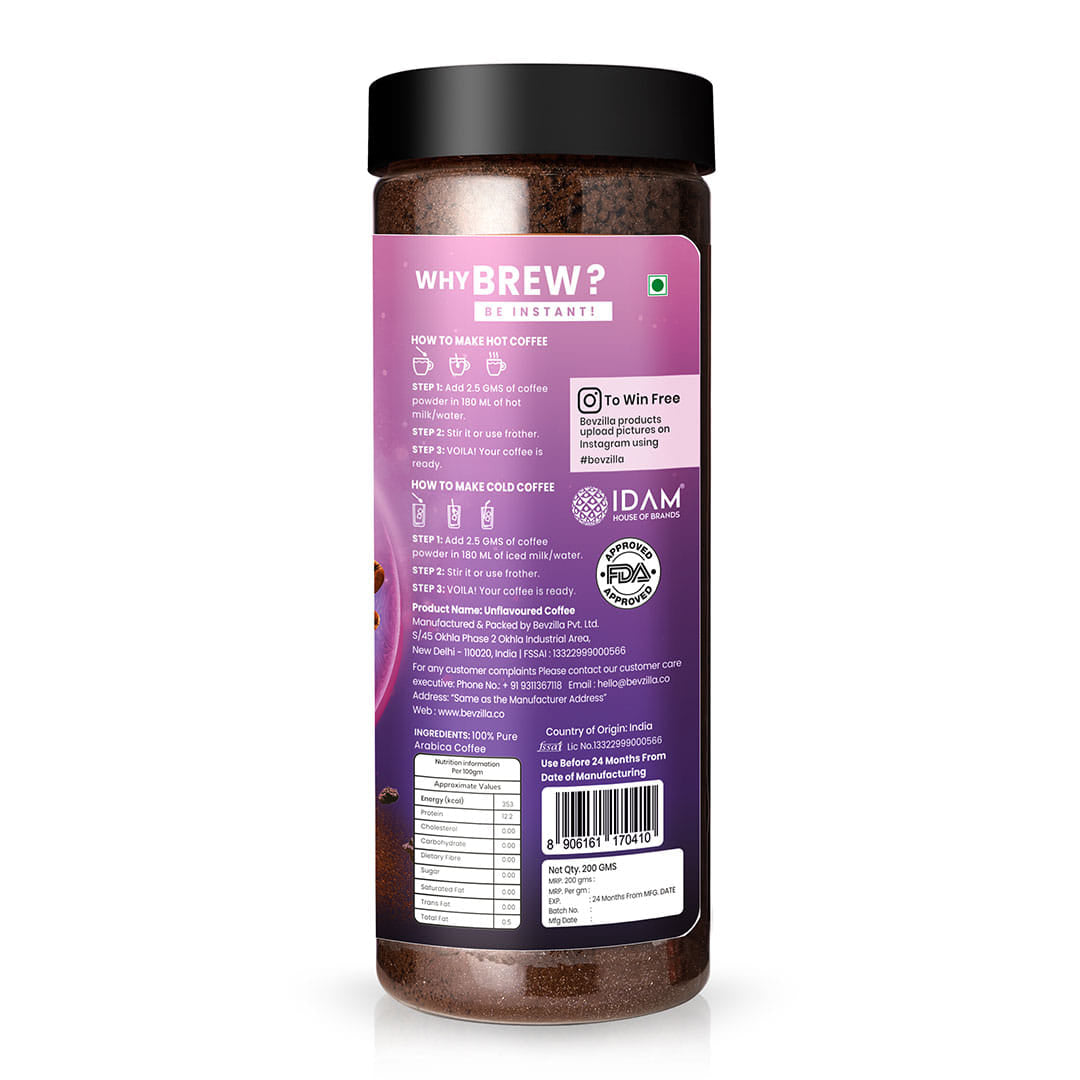 200GM Dark Roast Coffee Jar