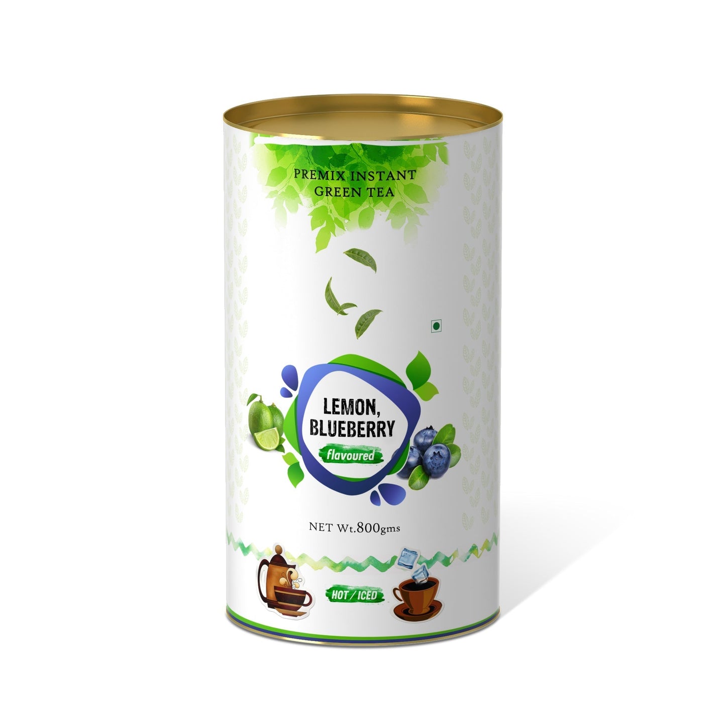 Lemon Blueberry Flavored Instant Green Tea