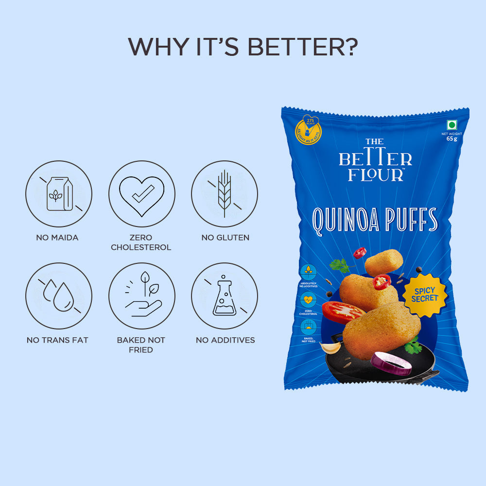 Spicy Secret Quinoa Puffs