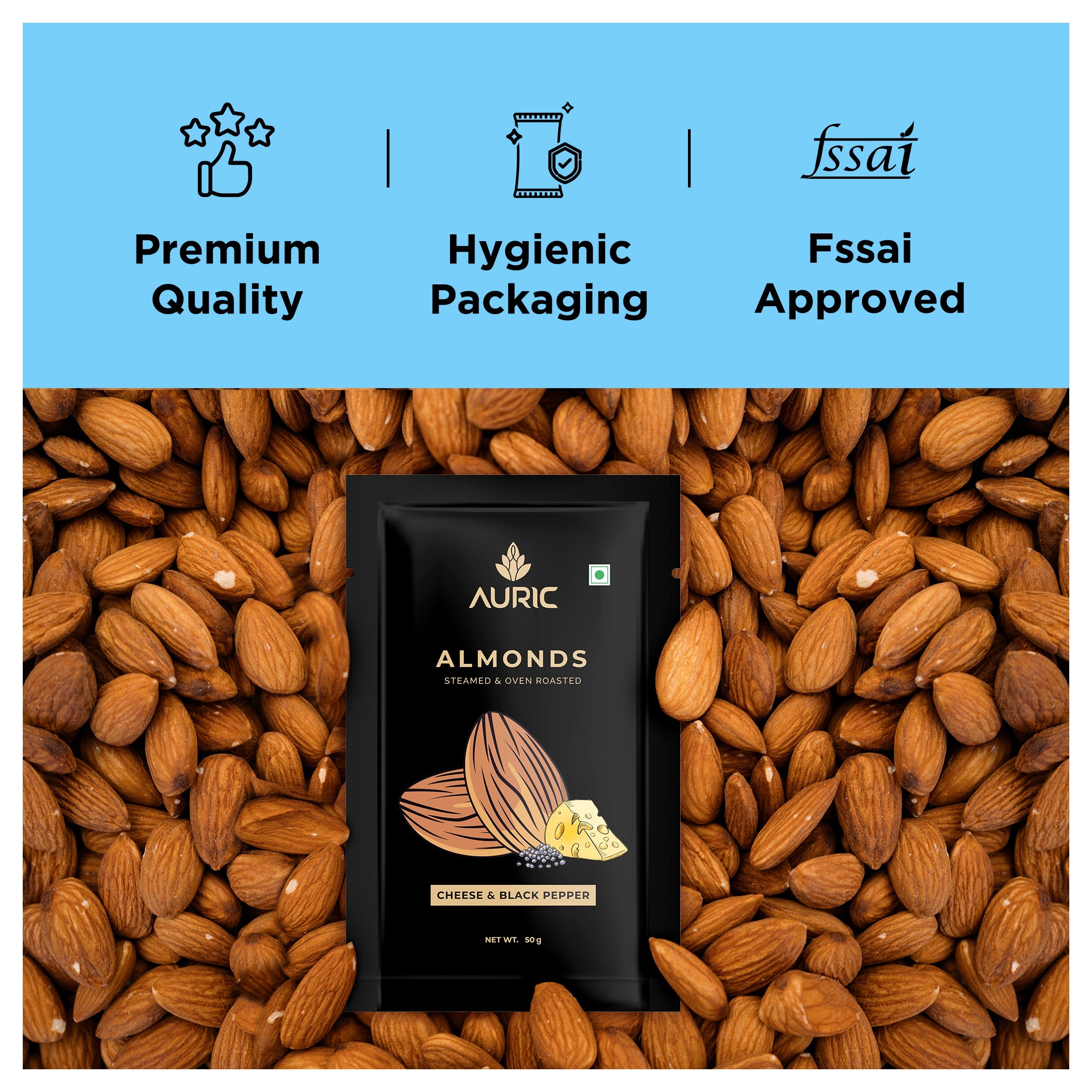 Auric Premium Quality Flavoured Almonds