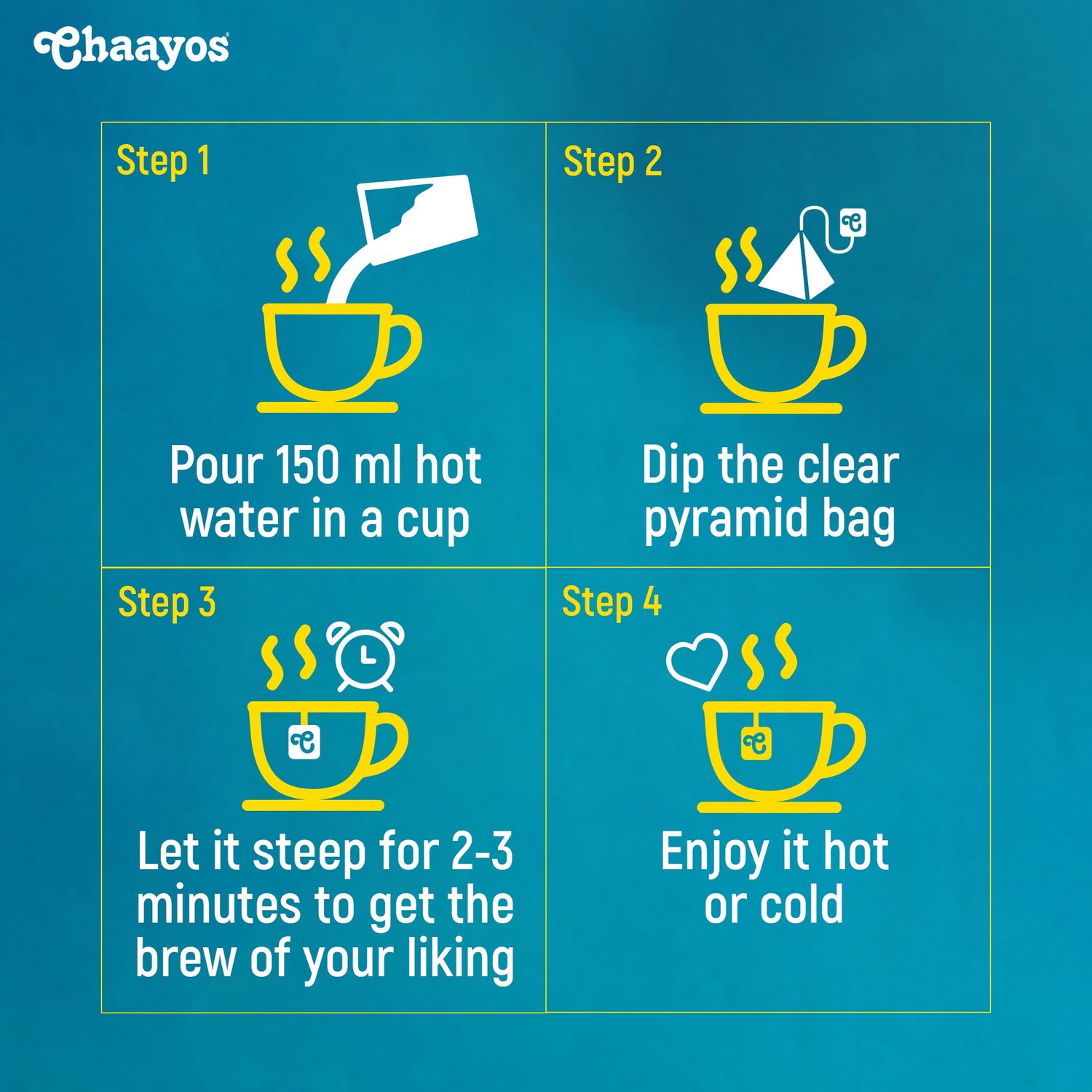 Chaayos Detox Green Tea - Desi Kahwa | Green Tea Bags | Desi Kahwa Green Tea | Green Tea for Digestion