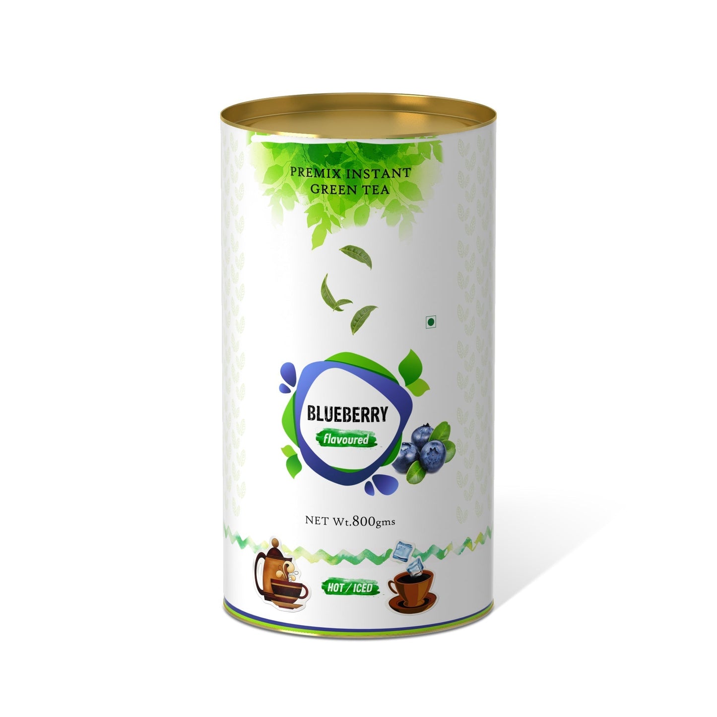 Blueberry Flavored Instant Green Tea