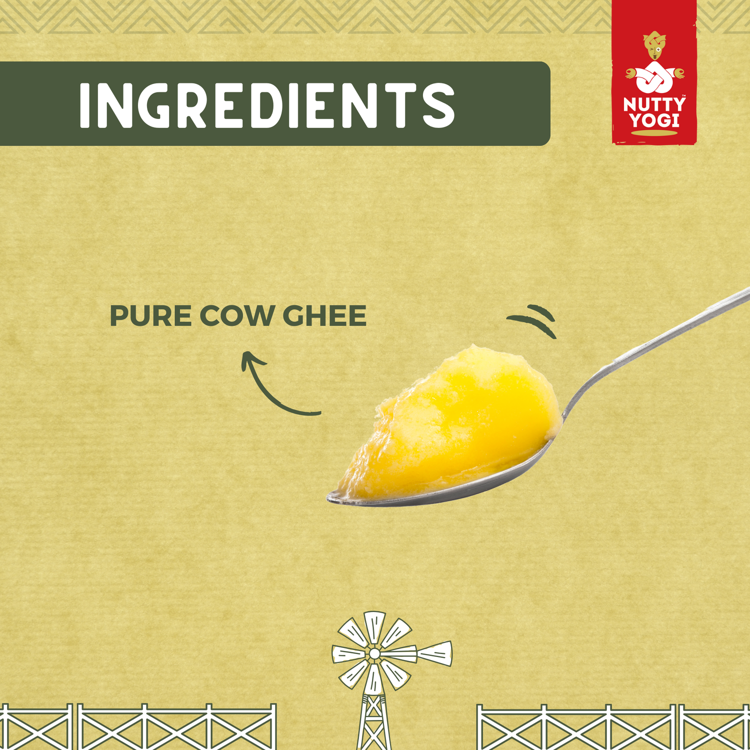 Nutty Yogi Pure Cow Ghee 250 ml