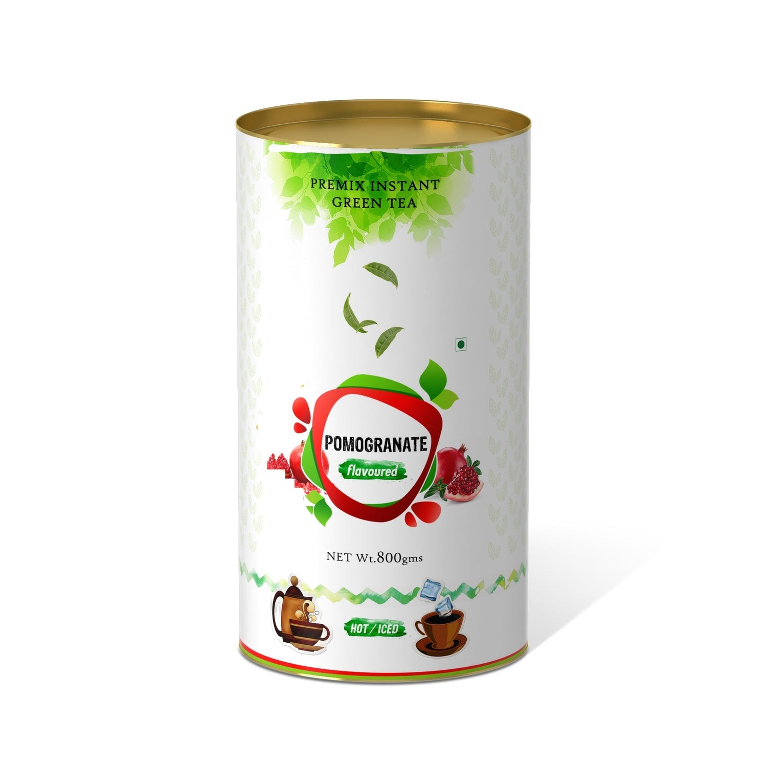 Pomegranate Flavored Instant Green Tea