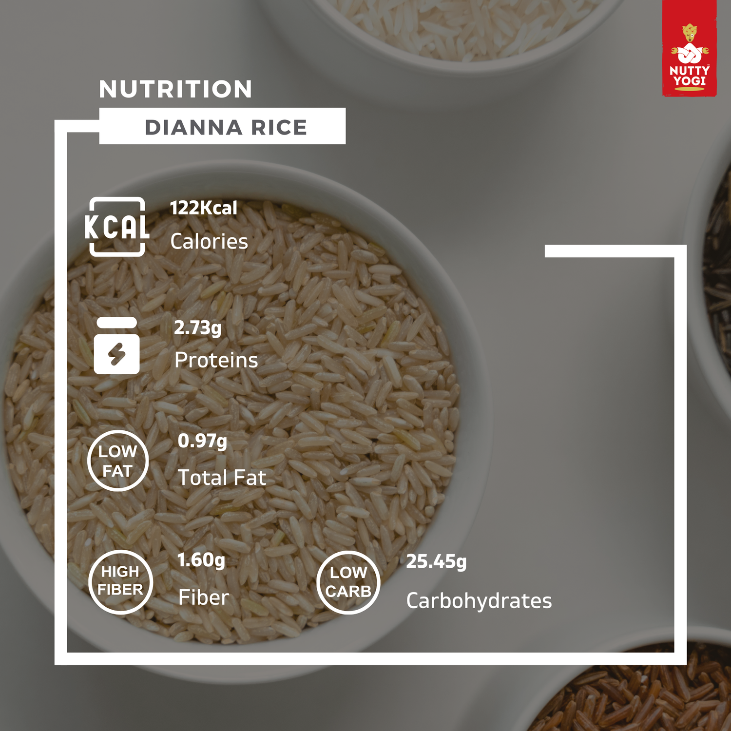 Nutty Yogi Organic Dianna Rice