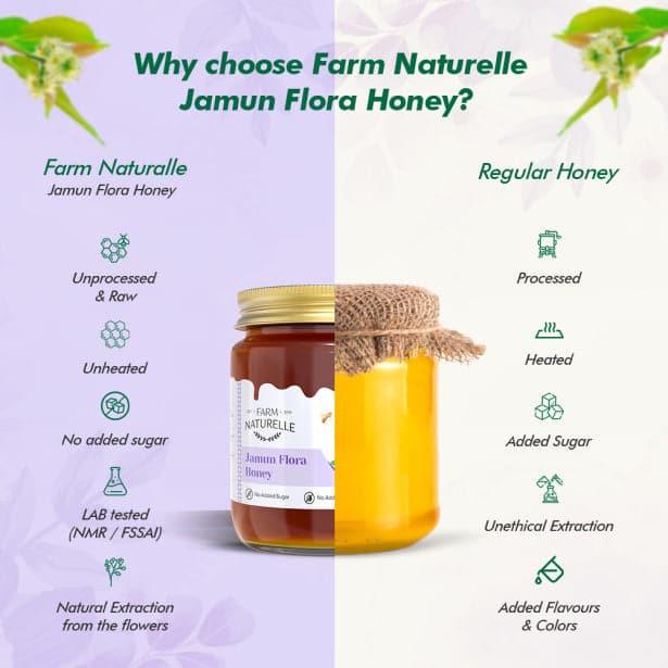 100% Pure Honey & Jamun Flower Wild Forest Honey