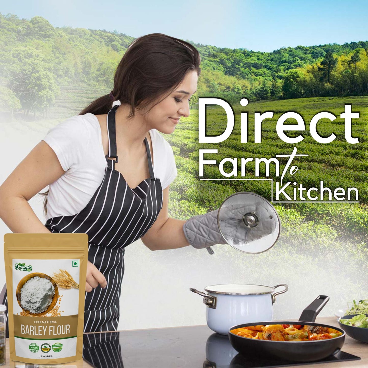 Pure and Natural Barley Flour