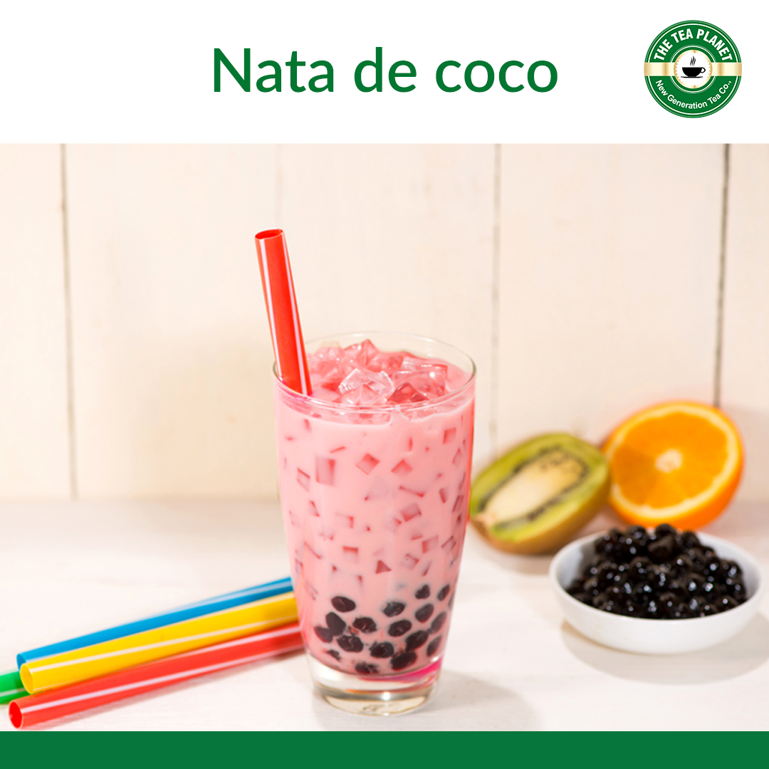 Raspberry Nata De Coco - 400 gms