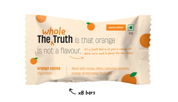 Orange Cocoa Protein Bars - Box of 8