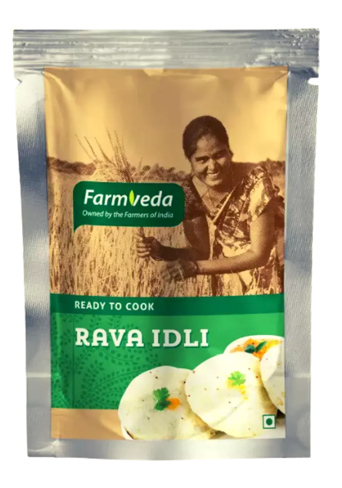 Naturally Grown Rava Idli Instant Mix - Authentic South Indian Flavors in Every Bite (250gm)