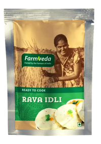 Naturally Grown Rava Idli Instant Mix - Authentic South Indian Flavors in Every Bite (250gm)