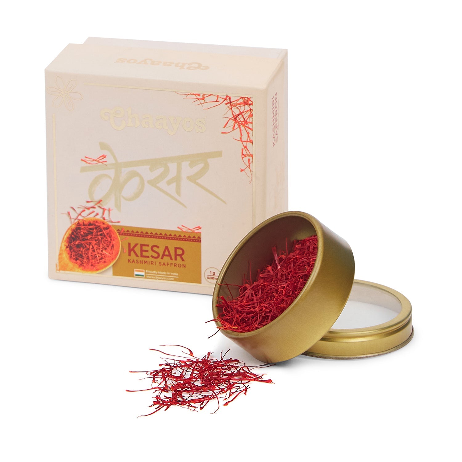 Kashmiri Saffron (1g) - Pure A++ Grade Kesar