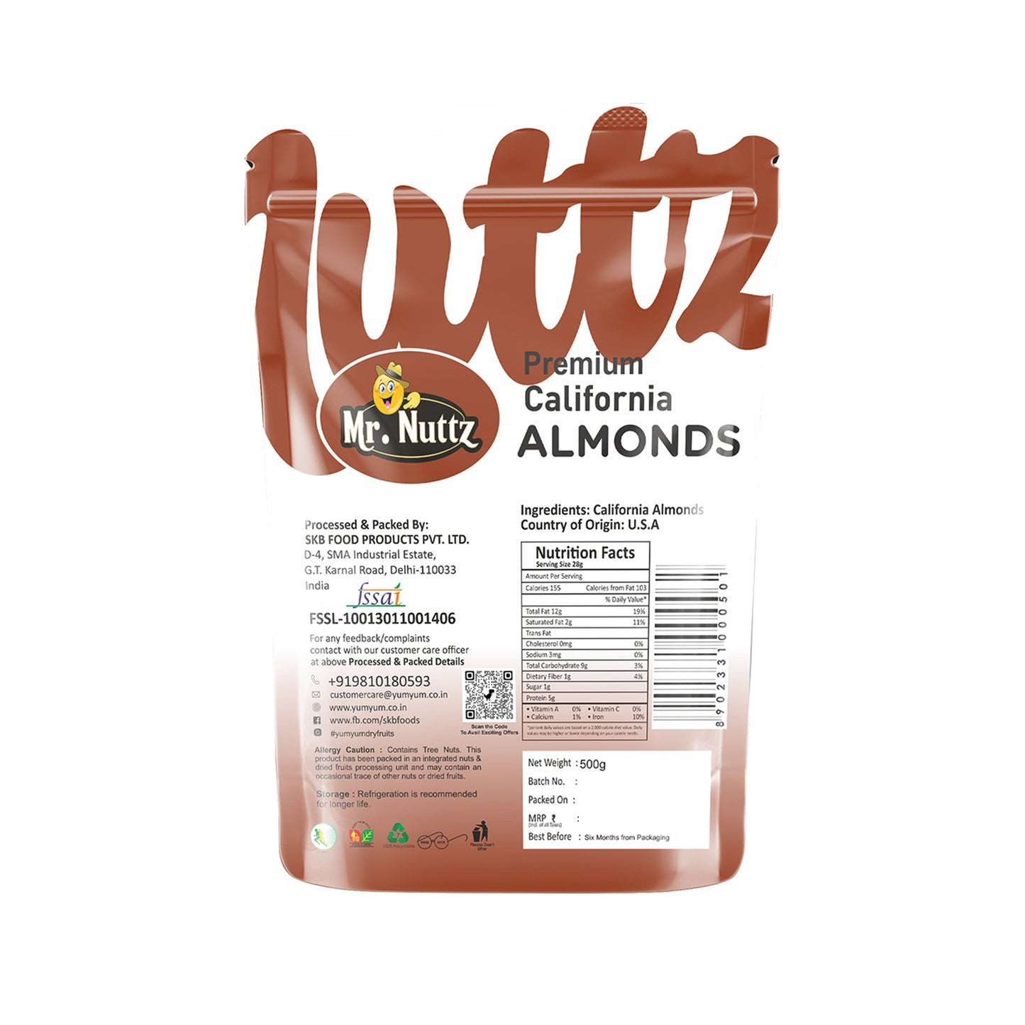 Mr. Nuttz California Almonds