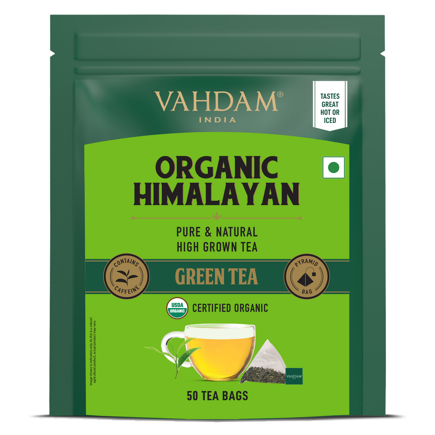 Organic Himalayan Green Tea, 50 Count