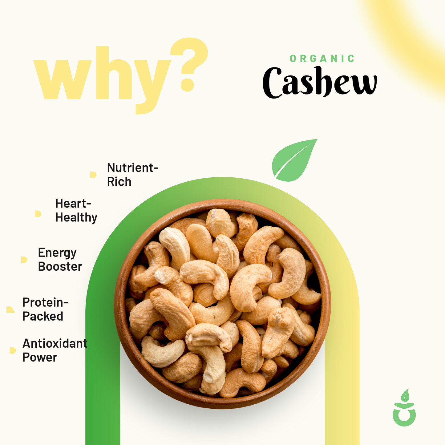 Pure Organio Organic Cashew - Kaju