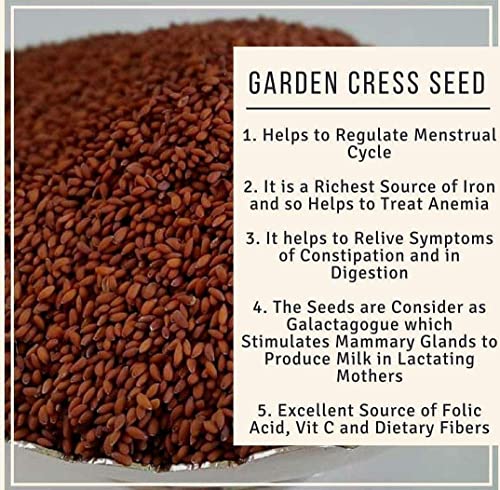 aliv or garden cress seeds Nutri Organics Halim Seeds - 1 kg