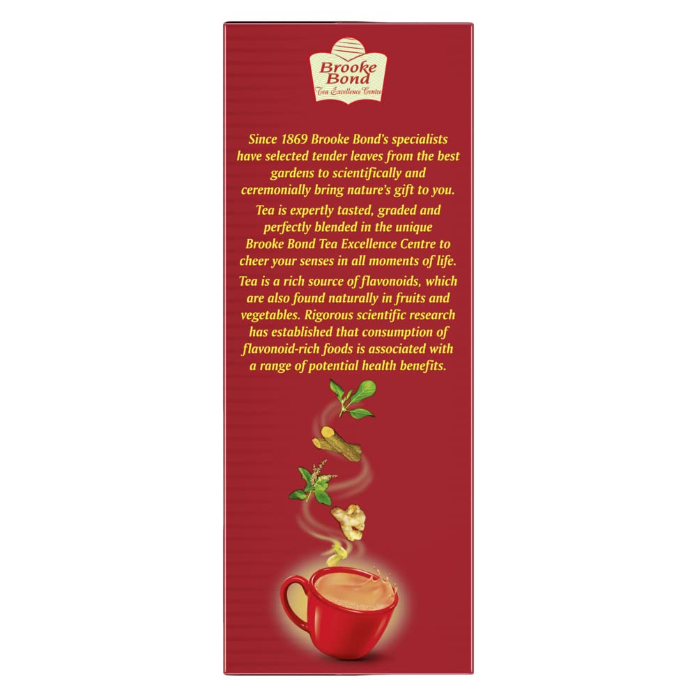 Brooke Bond 3 Roses Natural Care Tea Loose Leaves Ginger - 500 gms