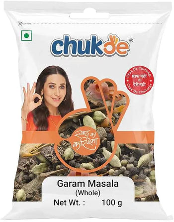 Chukde Garam Masala, Whole Spices Blend of 13 Spices, 100g