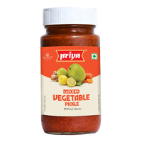 Priya Homemade Mixed Vegetable Pickle without Garlic