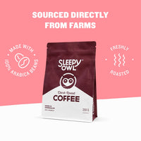 Sleepy Owl Dark Roast Fine Grind Coffee - 250 Gms