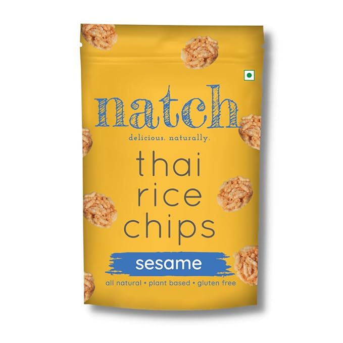 Natch Thai Sesame Rice Chips - 100 gms