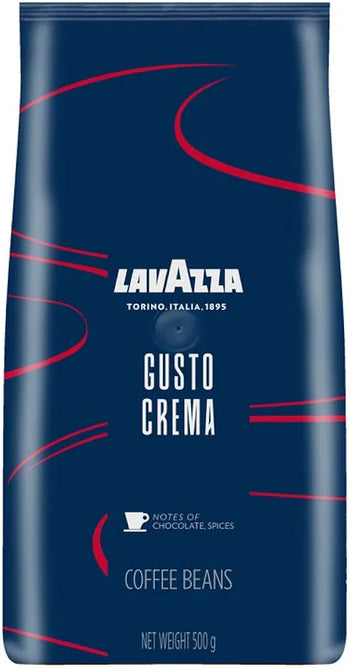 Lavazza FRESH & HONEST Gusto Crema, Roasted Coffee Beans, 500 grams, Bag