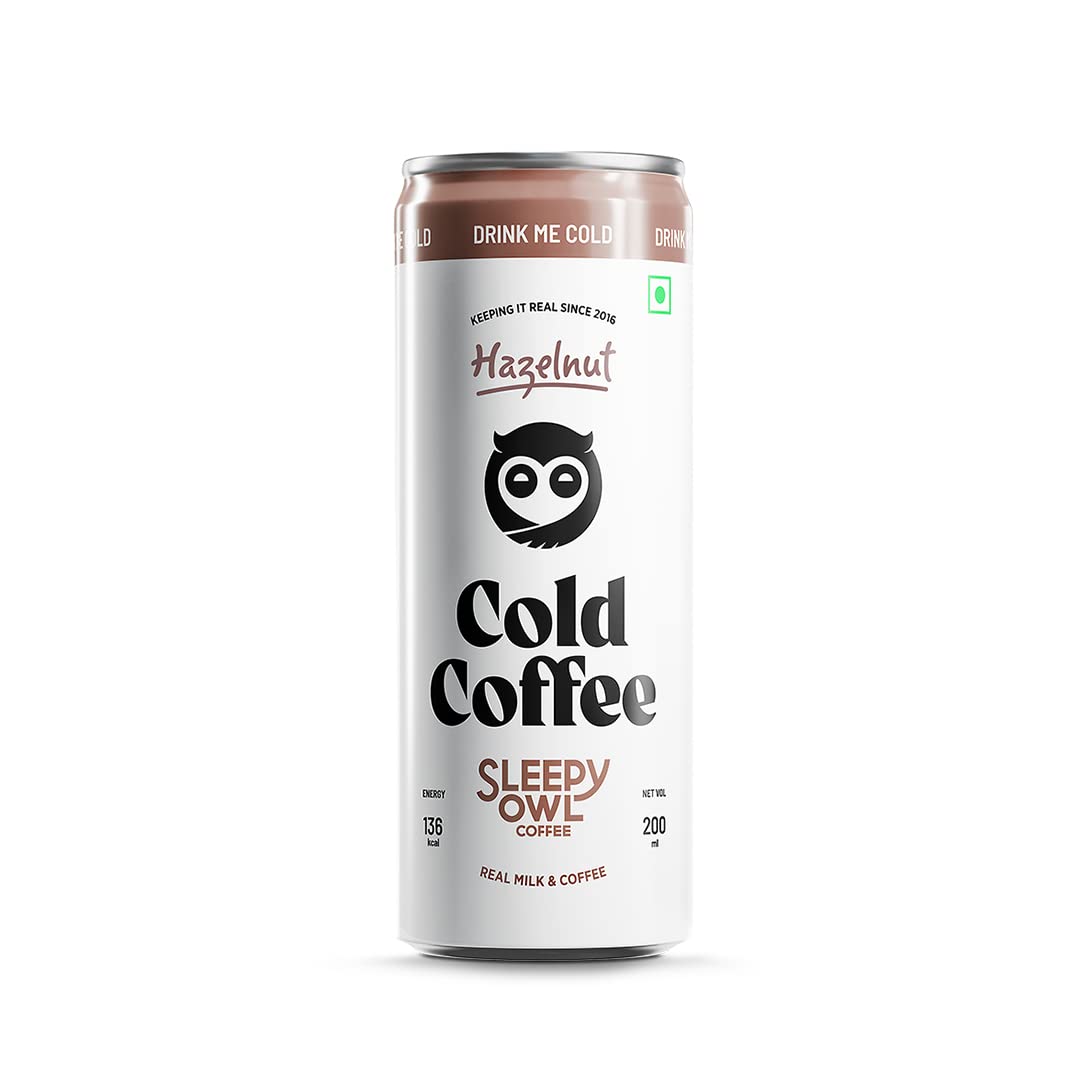 Sleepy Owl Hazelnut Cold Coffee - 200 ml