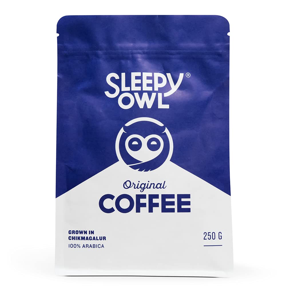 Sleepy Owl Ground Coffee for French Press - 250 Gms