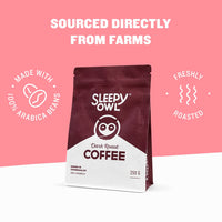 Sleepy Owl Dark Roast Ground Coffee - 250 Gms