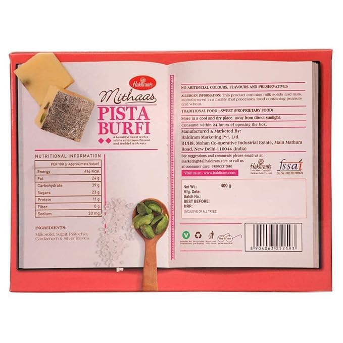 Haldiram's Special Pista  - 400 gms (pack of 2)