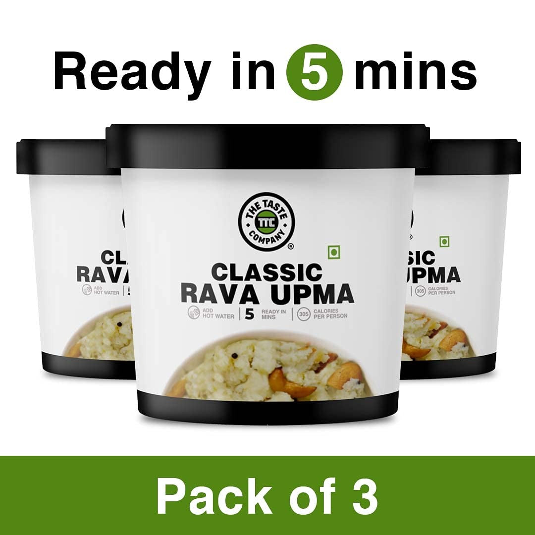 The Taste Company Classic Rava Upma - 240 gms (Pack of 3)