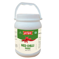 Priya Red Chilli Pickle with Garlic