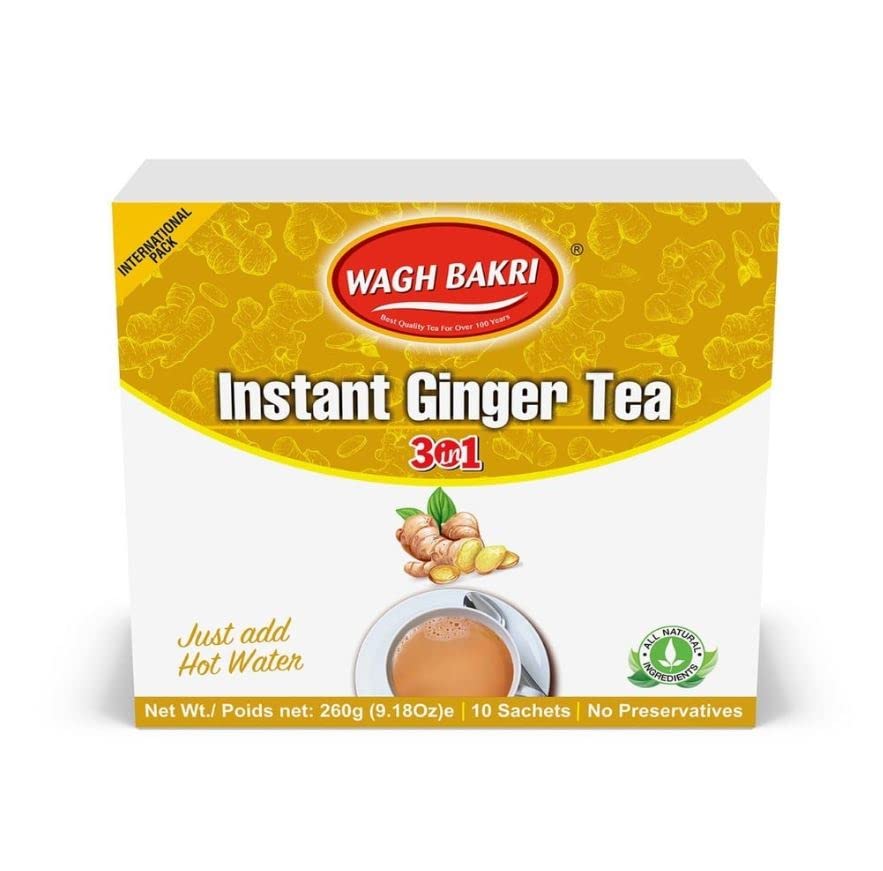 Wagh Bakri Ginger Instant Tea Premix - 140 gms