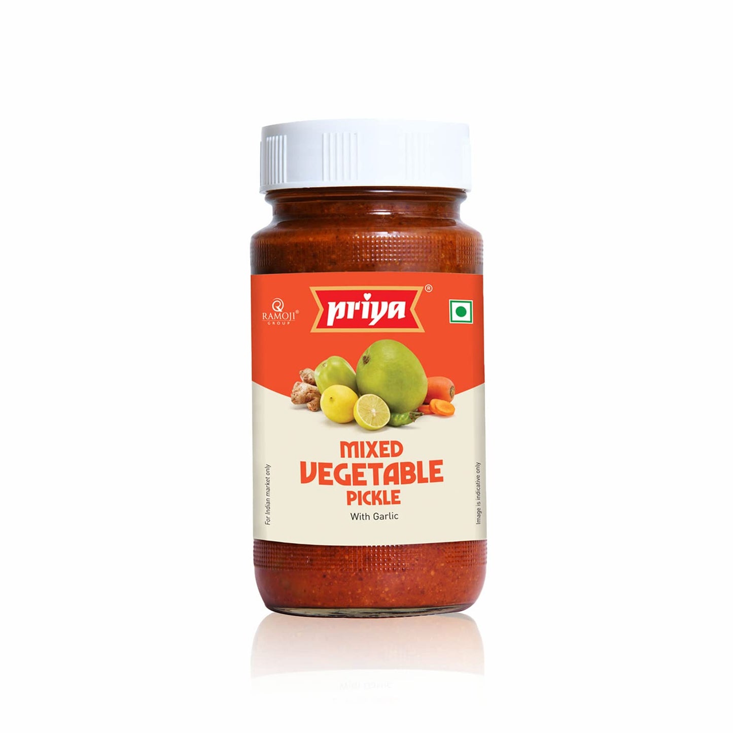 Priya Mixed Vegetable Pickle with Garlic