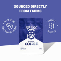 Sleepy Owl Ground Coffee for French Press - 250 Gms