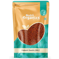 Nutri Organics Halim Seeds 1kg - Aliv Seeds | Haleem Seeds | Seeds for Eating | Immunity Booster Superfood | Asaliya, Garden Cress Seeds, Multi