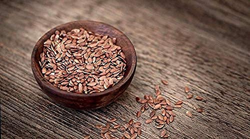 NutriOrganics Pure Alsi Flax Seeds 1kg - Seeds Raw Unroasted Flaxseeds for Hair Growth Seeds for Eating | Rich in Omega 3 Fatty Acids, Magnesium, Phosphorus & Protein | Source of Iron & Dietary Fibre