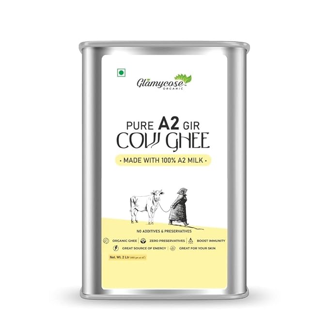 Glamycose Authentic A2 Desi Cow Ghee - 2 L