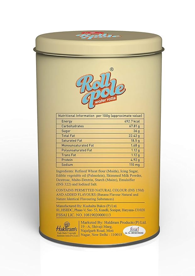 Haldiram's Roll Pole Salted Banana Caramel - 150 gms