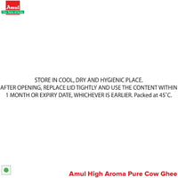 Amul High Aroma Cow Ghee, 200 Ml Jar