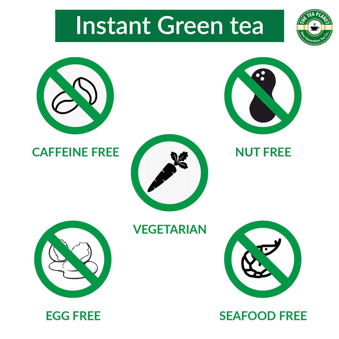 Blueberry Flavored Instant Green Tea