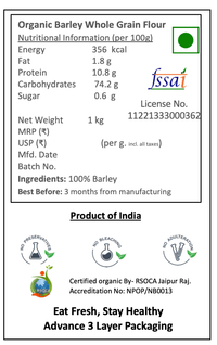 Organic Barley  Atta/Flour