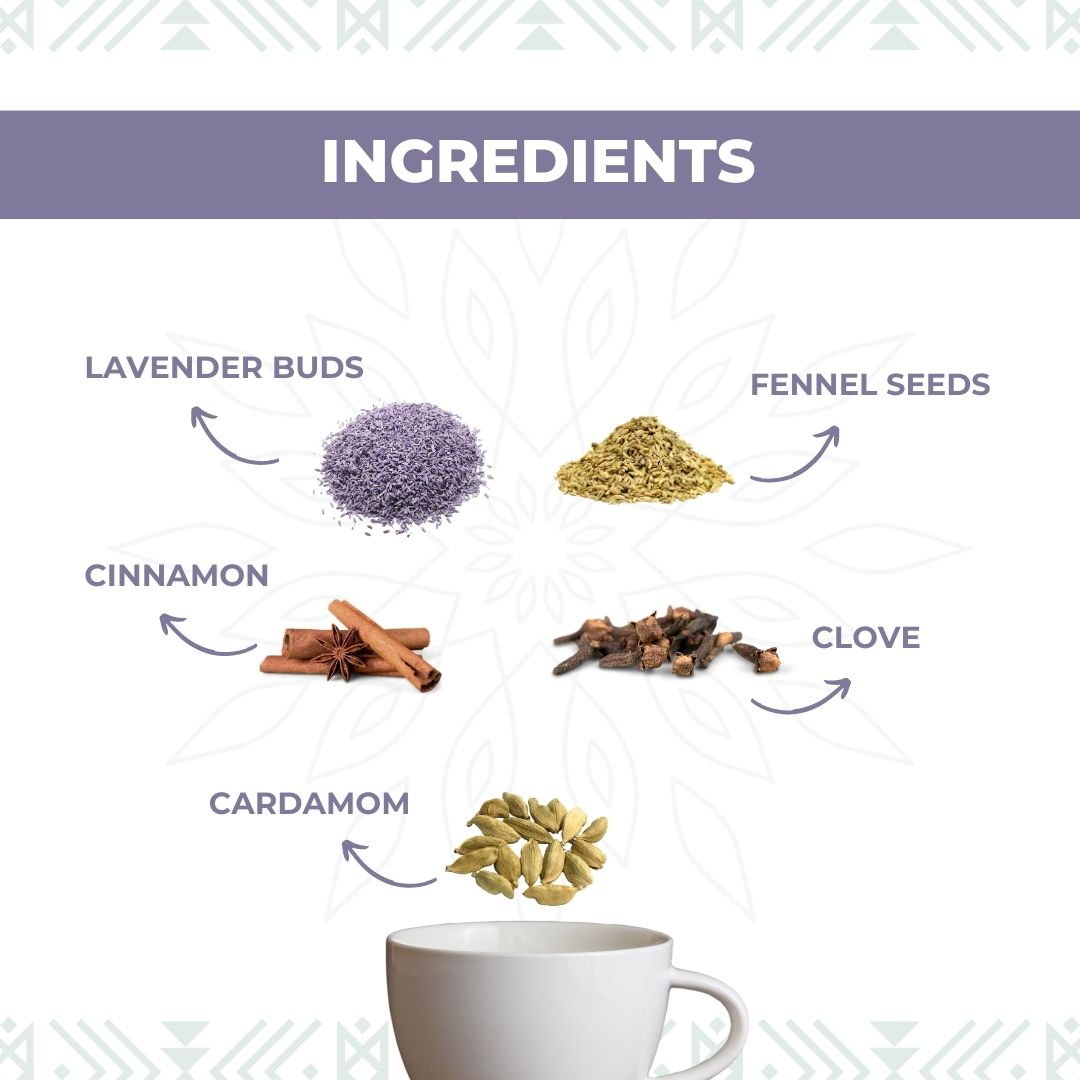 Nutty Yogi Calm Tea | Lavender & Herbs Tisane I 50g