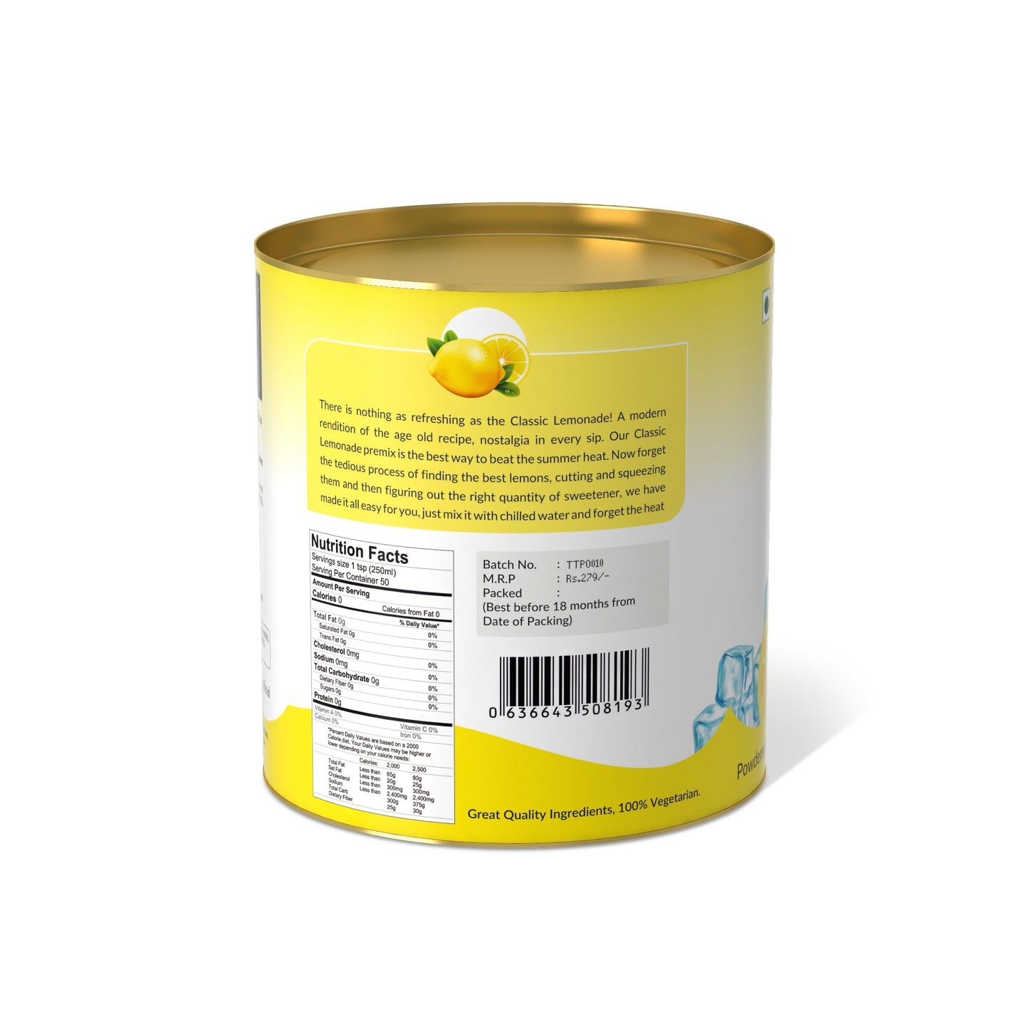 Classic Lemonade Premix - 250 gms