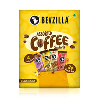 24 Assorted Coffee Powder Sachets Pack Of 2