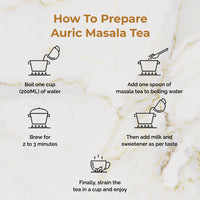 Auric Masala Tea - Kadak Masala Chai Powder with Moringa