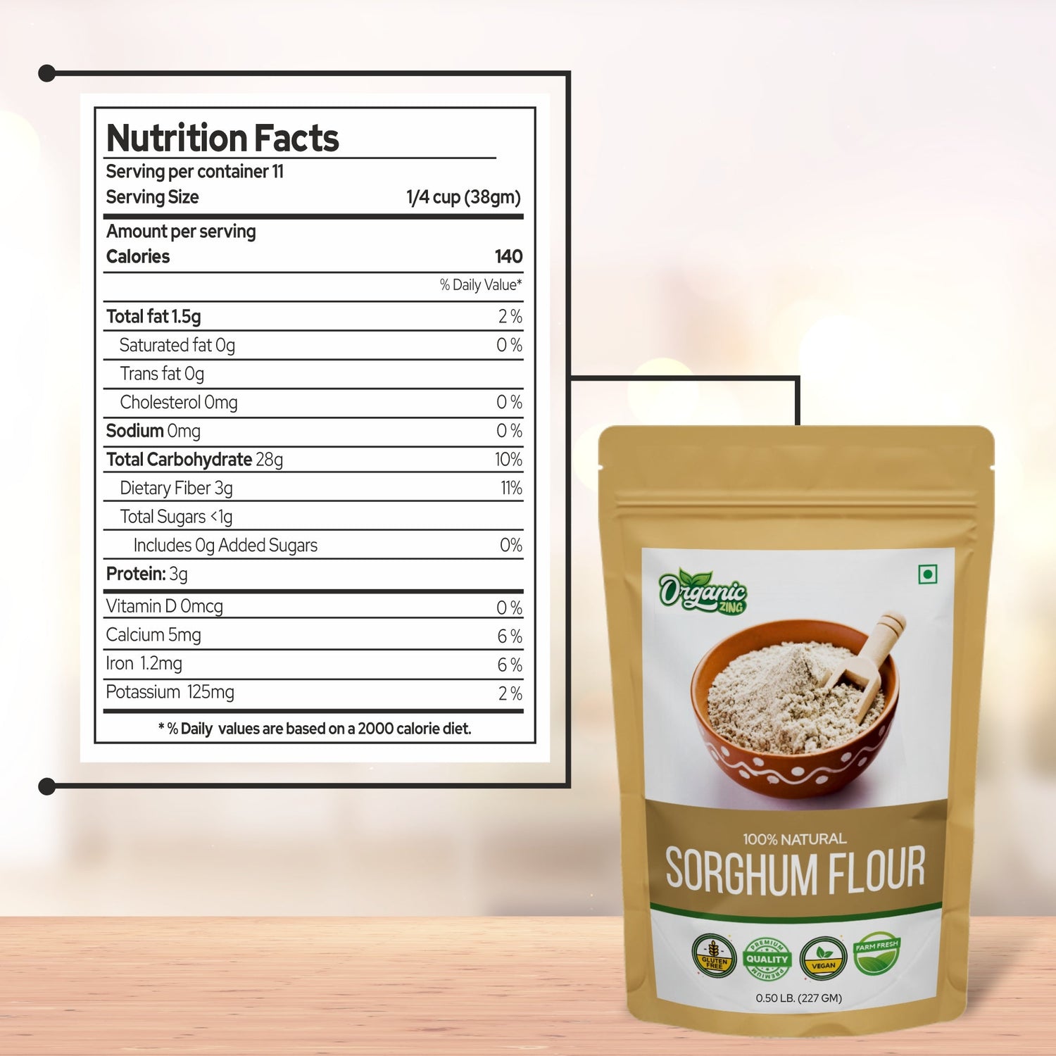 Organic Zing Sorghum Flour